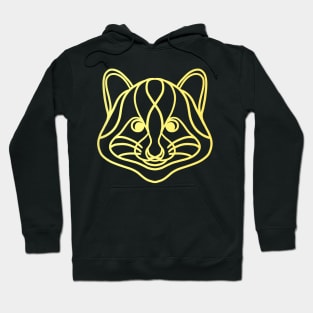 Weasel line art Hoodie